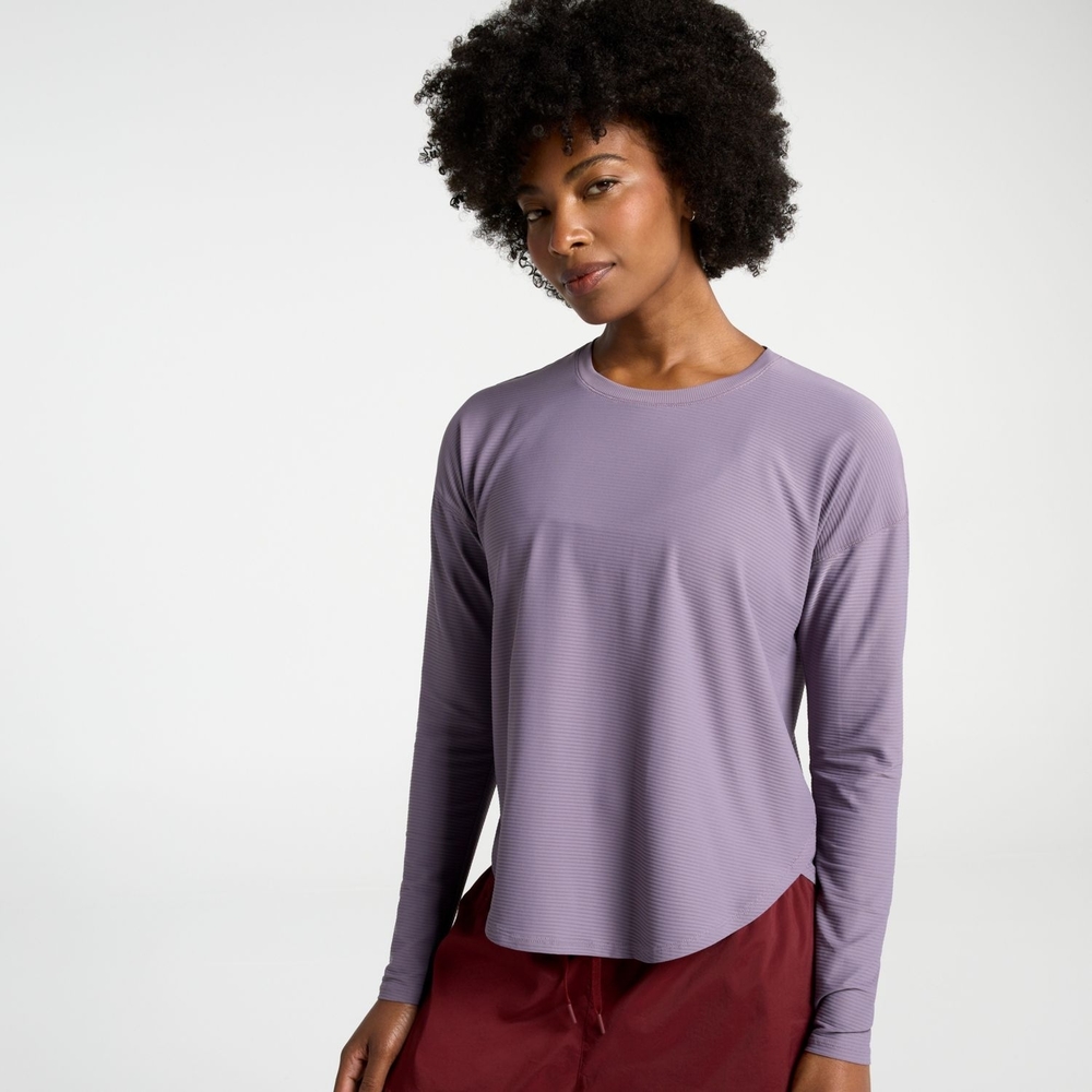 Elegant Lavender Long Sleeve Tee